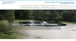 Desktop Screenshot of nationalpondservice.com